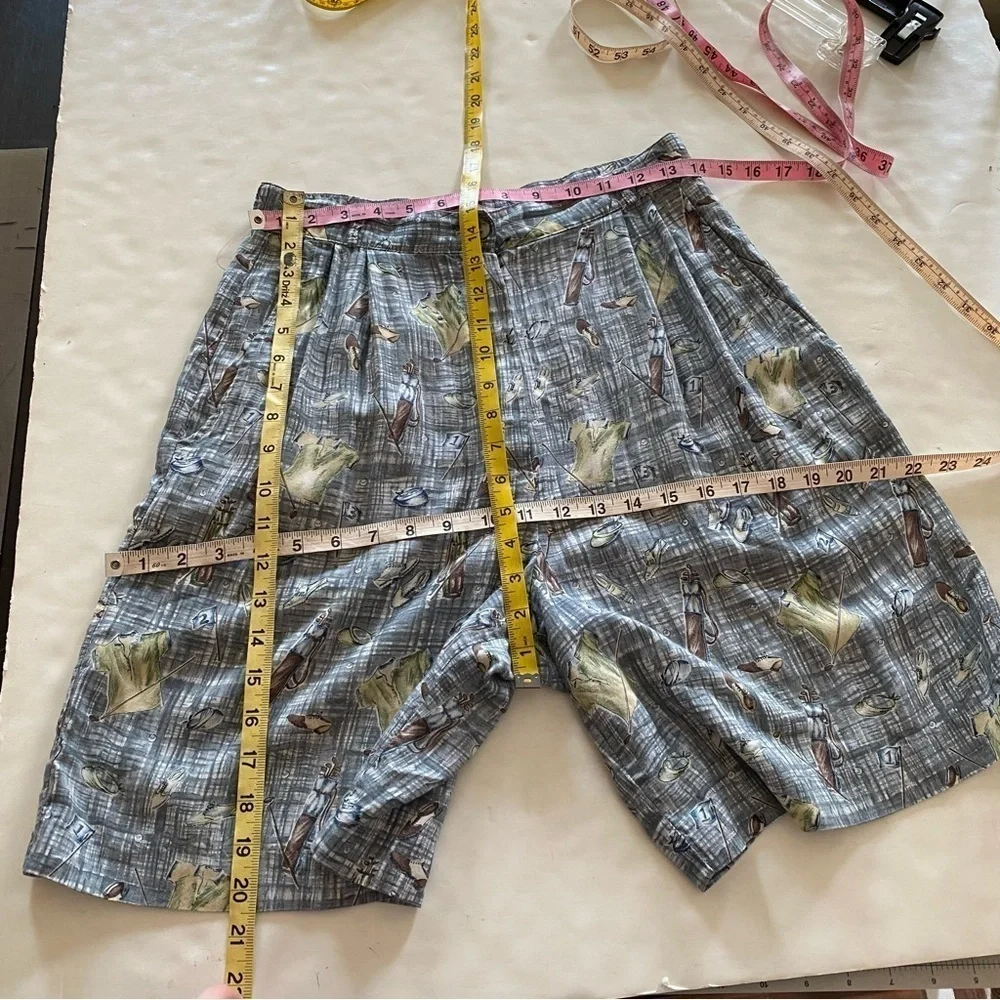 Vintage 80s 90s Golf Shorts Womens Size Small Alexa Stirling Made In USA